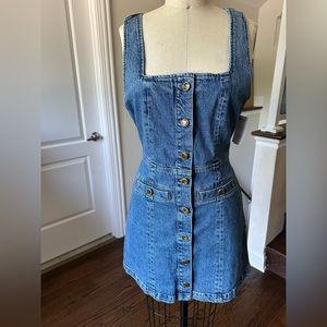Reformation Jeans denim dress size 8.